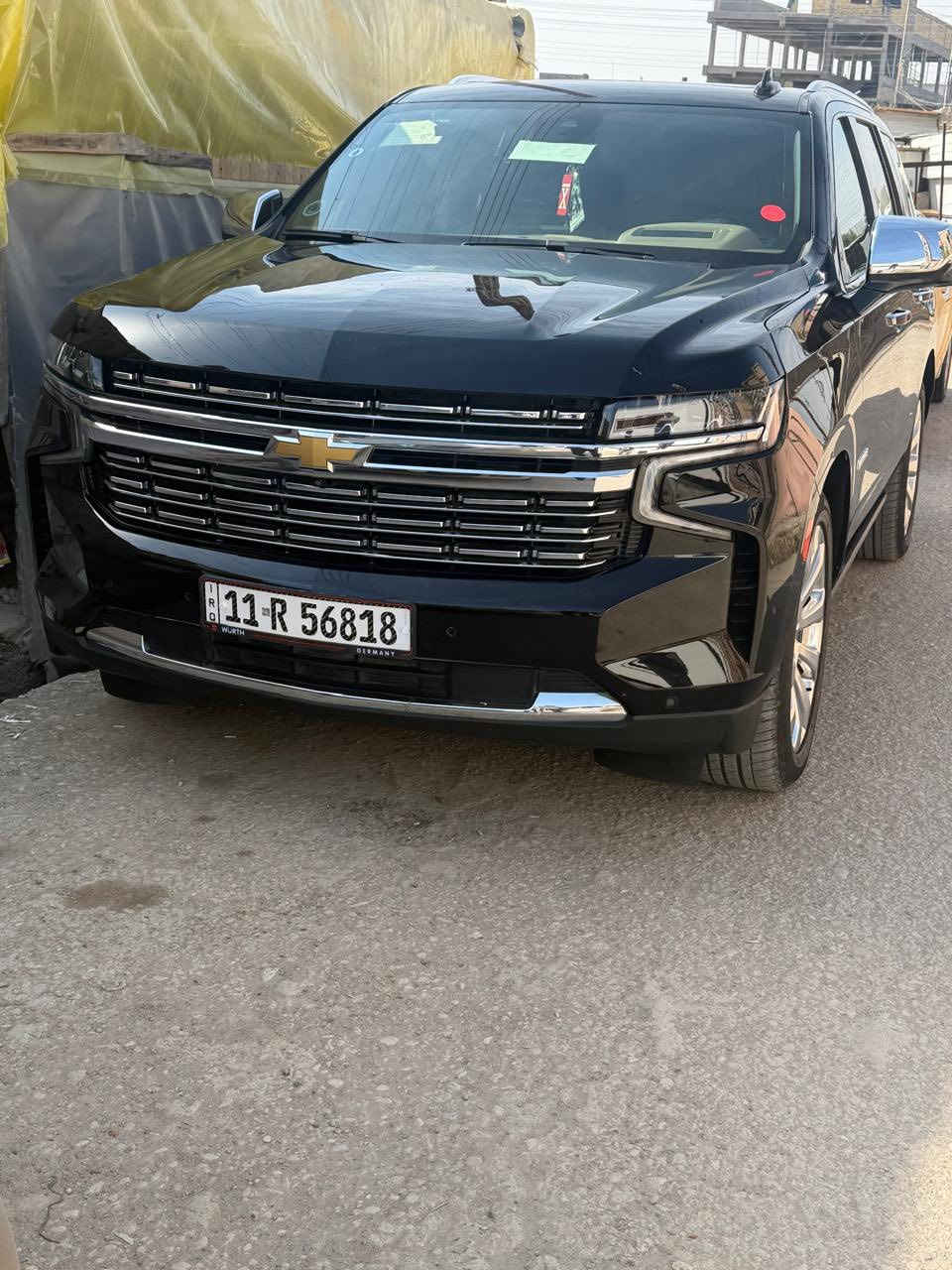 السلام عليكم للبيع تاهو 2023 فئة بريمير أعلى  بالتاهو  كفالة عامه بحالة الوكالة  فول 1 على 1 ماشية 49 تم تغليفها بPPF ب30 ورقة رقم بغداد بأسمي شخصيًا مكان السيارة ذي قار الرفاعي السعر 580 لاستفسار اكثر عن السيارة ***********/***********
