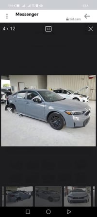 هوندا سيفك 2025 هايبرد سبورت لون سمنتي بدون ايرباك ماشيه 20 الف كيلو س...