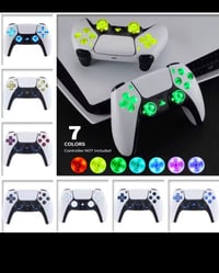 ازرار اضاءة جوستك بلي فايف سهلة التركيب  لون الازرار اسود الاضاءه متغي...