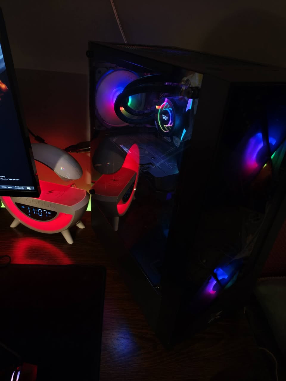تجميعه كامله للبيع تحتوي على كافه الملحقات مع شاشه اضافيه شد والعب المواصفات
I7 10700kf تبريد ماءي 
Ram16 tforce
Gtx1660s 6Gb
Ssd1tb +256
شاشه الاساسيه 165 هرتز \1080p
الشاشه الثانويه 1080\ 60هرتز 
Ups1500 بطاريات جدد يكول فوك ال 15 دقيقه 
الملحقات رد دراكون كيبورد او ماوس والسماعهة هايبر اكس كلاود2
للتواصل ***********
