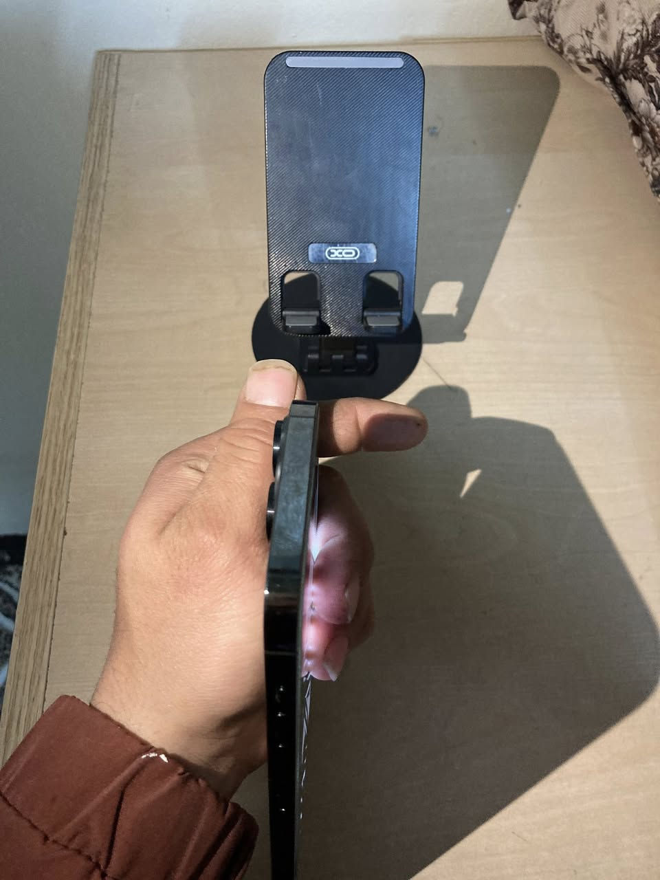 ١٣ بروم ماكس.
ذاكره ٢٥٦ 
بطاريه. ١٠٠. 
نضافه 💯
السعر ٧٢٠ وبي. مجال قليل 
***********
