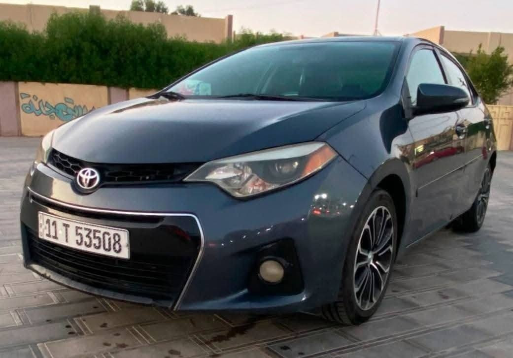 تويوتا كورلا 2016 ( بسعر مناسب )
وارد امريكي كلين تايتل بدون حادث بدون صبغ فقط بارد بالجاملغ الامامي الايمن جراد بسيط بالقمارة بعض الملاحظات بالبدي ( شخط رصعة صغيرة ) 
كير مكينه تبريد كفاله 
نقوصاتهة ( جراد بسيط بالقمارة + صوت برولة الكمبريسر )
هزة سنوية ارقام جدد 
ماشية 120 ميل قابل للزيادة
سلايد 
تحكم ستيرن 
شفتات سرعة
شاشة 
لايت زنون بلادي
كاميرا 
مكان السيارة بغداد الدورة او منطقة عويريج الصناعية 
للاستفسار ***********
