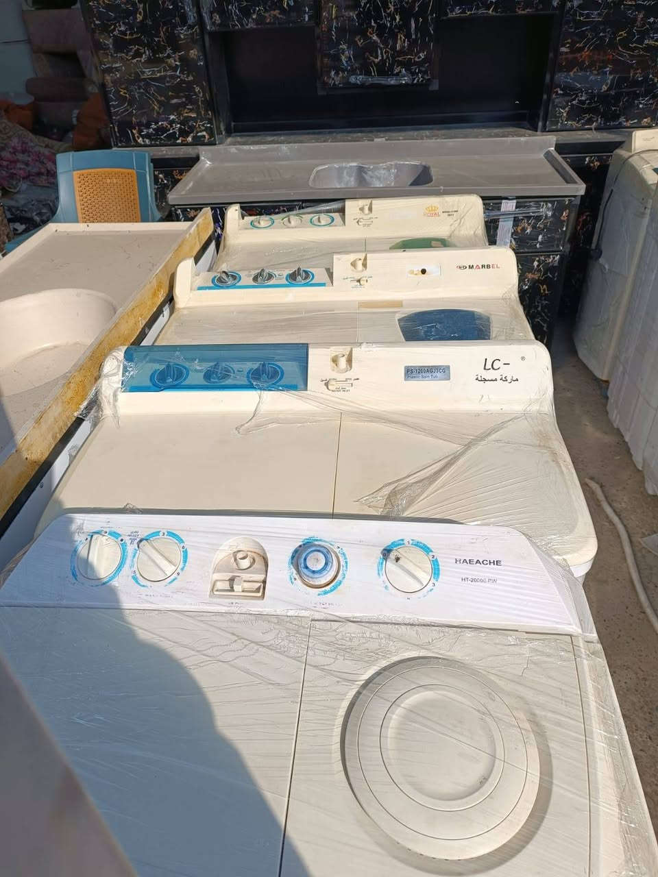 سلام عليكم تم وصول غسالات مستعمل نظيف فول نظافه والسعر مناسب المكان المحيط مجاور مشويات درع لمعرفة السعر الاتصال على الرقم ***********
