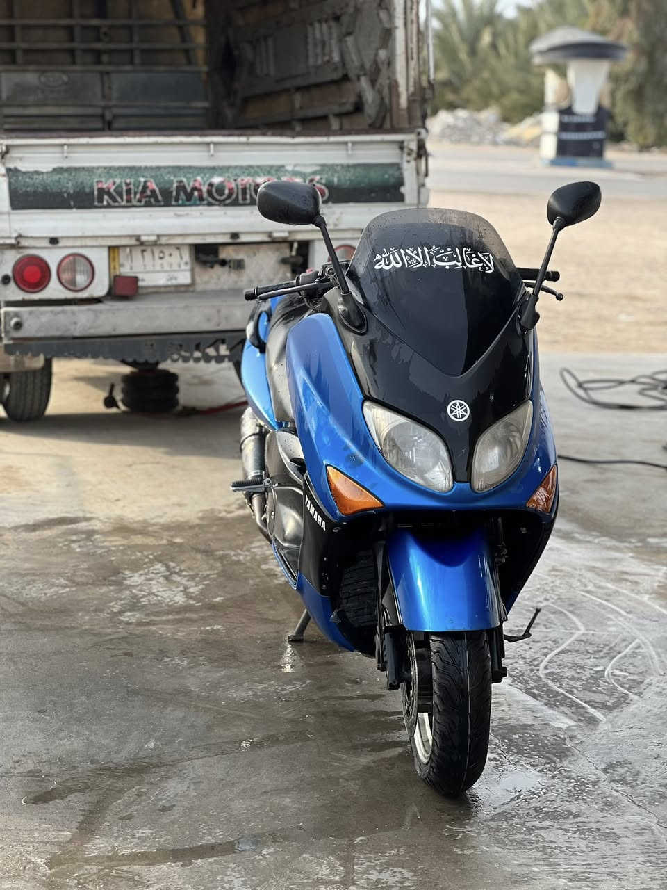 السلام عليكم للبيع تي ماكس2008  دراجه خير من لله صالنصه يوشماره لايت زنون زوج تاير جدد مانقصها اي شي السعر خاص مكان بابل ***********
