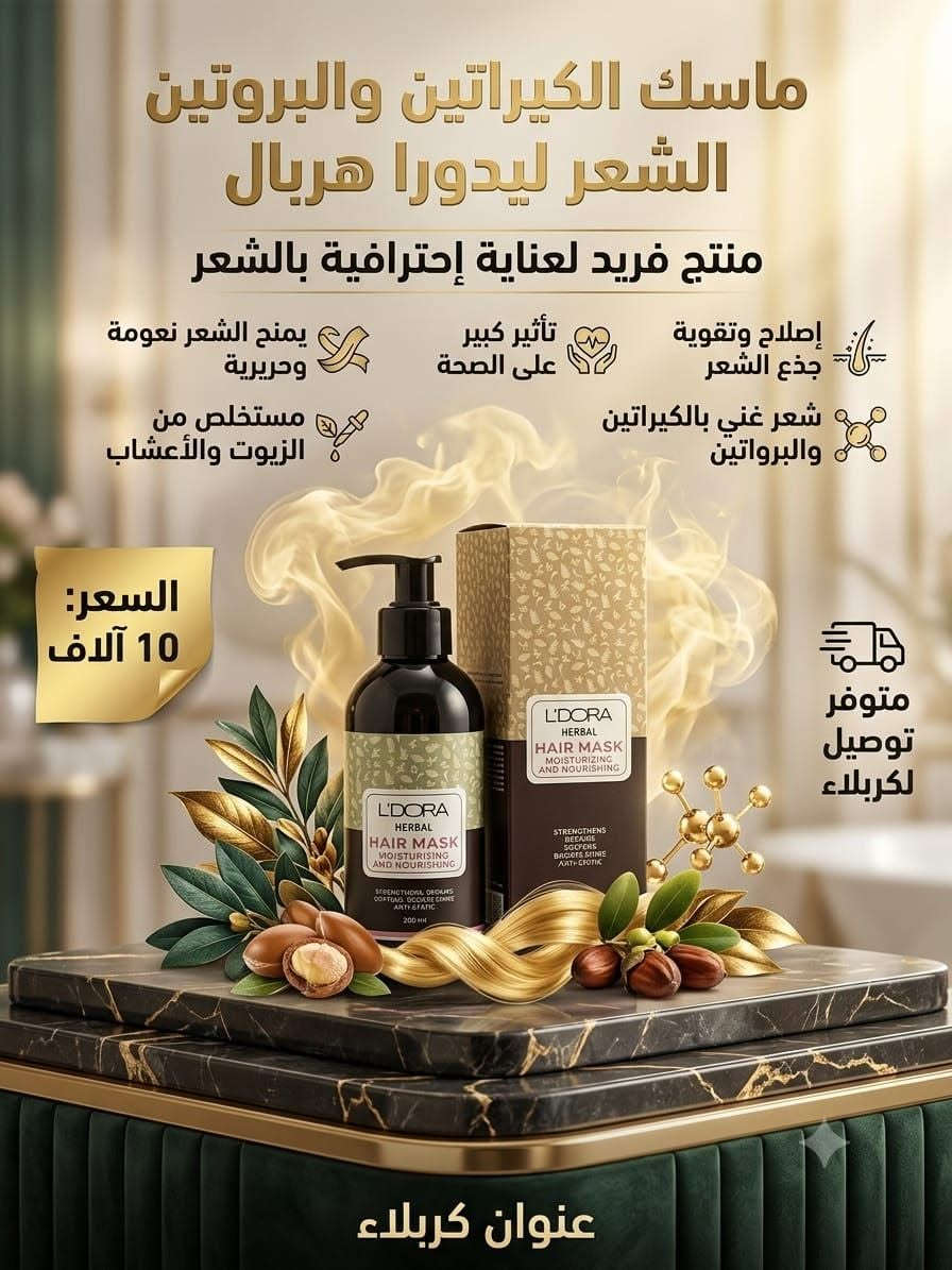 السلام عليكم 
متوفر منتجات ايرانيه بالاعشاب خاليه من المواد الكيميائية
كمية محدودة
عنوان كربلاء 
متوفر توصيل


**إذا كنت صاحب هذا الإعلان وتريد حذفه لأي سبب، رجاءا أرسل رسالة إلى الدعم الفني**
