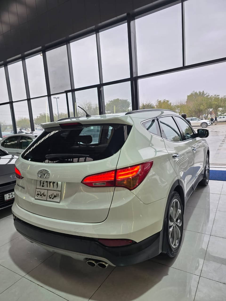 السلام عليكم 
للبيع سنتافي 2013خليجي 
4سلندر محرك مفتوح بدون اي عيب 
مواصفات 
* تحكم ستيرن
* 7 راكب
* مرايات شفط 
* مرايات اشارة
صور سونار بل منشور 
مكاني  كلار 
للستفسار ***********
