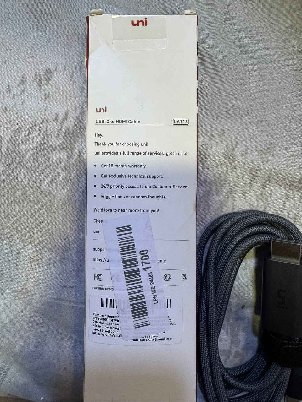 كيبل تايبسي الى HDMI بدقة 8k

بطول تقريباً 2 متر مدرع

13 الف


**إذا كنت صاحب هذا الإعلان وتريد حذفه لأي سبب، رجاءا أرسل رسالة إلى الدعم الفني**
