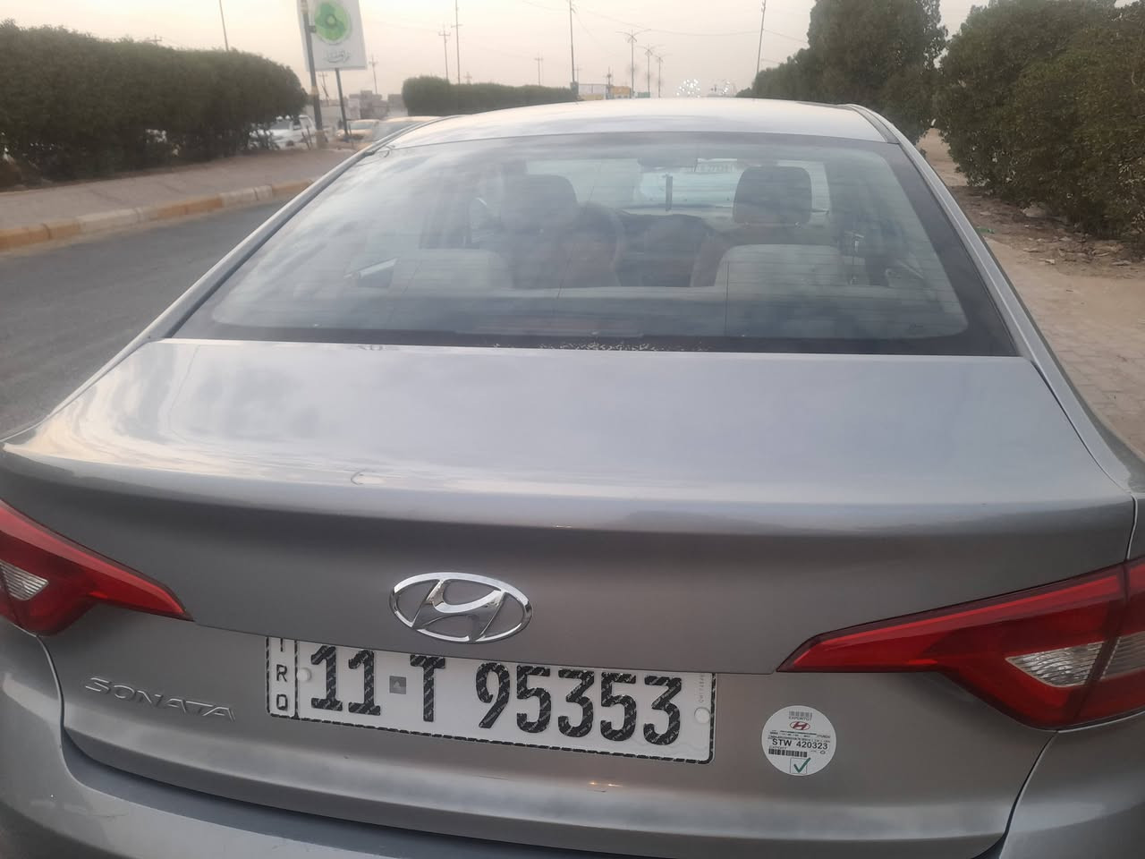 سوناته خليجي رقم بغداد انكليزي بسمي مكينه ٢٤٠٠دواخل بيجي مرايات شفط واشاره تحكم ستيرن حساس خلفي بيه ٤قطع صبغ لافتح ولاتبديل شرط ترهم مراوس حسب القناعه 
١٣٥  مكان السياره السماوه الرميثه ***********
