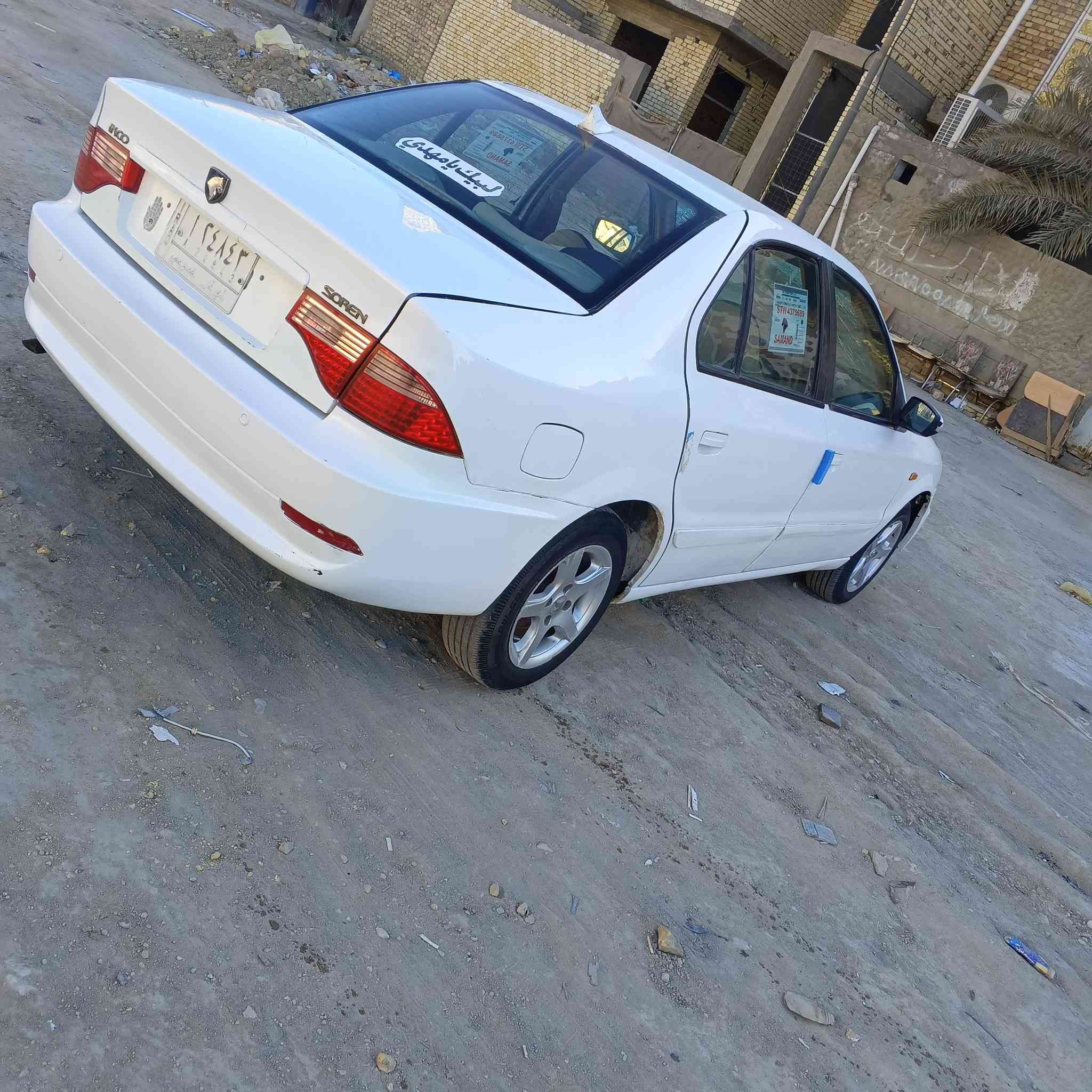 سمند سورن موديل 2012 سياره مكينه جديده مابيها ضربه بس البنيد طاير عل جامه وبدلت جامه جديده وبيها رشات صبغ دواخل صاج مو اسود حداديه زينه سنويه لل27 راعيها يريد مداور سايره حلوه 
سعره 35
***********
