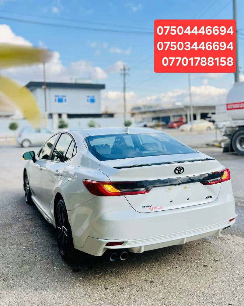 سلام علیکم تویوتا کامري مودیل 2025 سیارە جدیدە بل باکیت ماشیە 14میل بیە جاملغ امامی تعدیل بارد وباب،مبدل بیلادی مال صفحة سایق رجاء اذا مو شراي لاتراسل ***********4/***********/***********مکان سیارە اربیل داخل معارض شارع 100 معرض جوهرة بغداد معا احتراماتی لل جمیع أربيل, العراق
