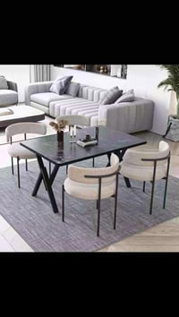 ميز طعام تركي • ٤ كراسي • ١١٠×٧٠ سم