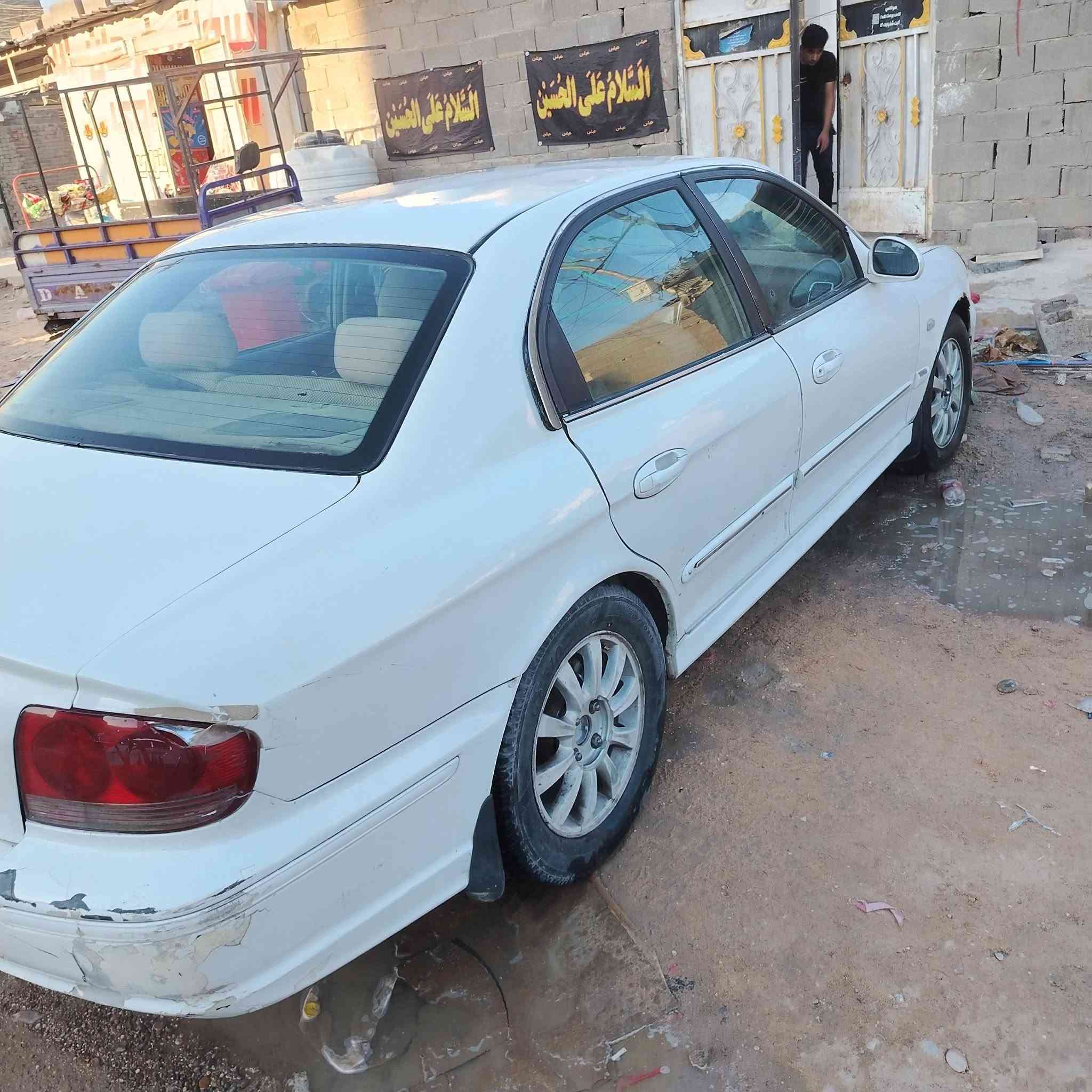 سوناتا وفود موديل 2004 ابيض بغداد بسمي ظربتهه جملغ خلف السايق وارد أمريكي التبريد بس غاز اسبوعين يطير الغاز السعر 54 بيهه مجال ***********
