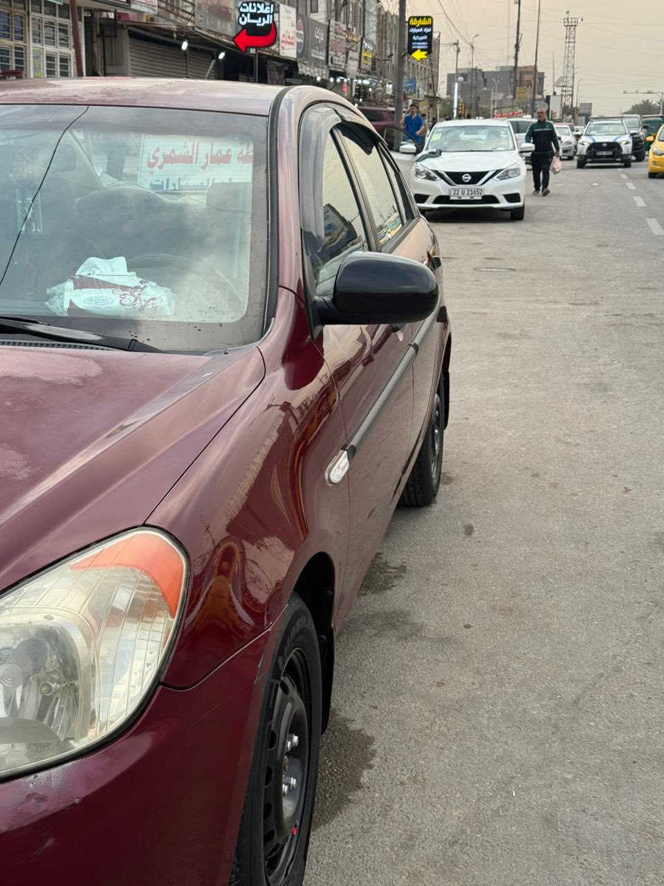 سلام عليكم اكسنت خليجيه موديل 2009محرك 1600مكفوله كفاله عامه من صبغ ولبارد وتبديل كير محرك بشرط برغي ممفتوح بيهن سياره خير من الله تحويل ثاني يوم هزه ورقم جديد بيهة جراد بسيط فقط السعر 83وبيهة مجال 
الاستفسار ‭0771 631 1718‬ 
مكان سياره بغداد حي البنوك
