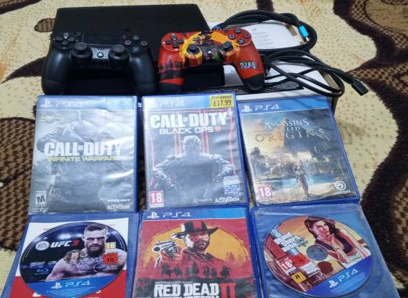 السلام عليكم بلي4سلم للبيع
نضام13:3مامتهكر يجي ويا6اقراص كلهن شغالات وياجوستكات2 وملحقات كاملة السعر 210اوبي مجال الرقم ***********
