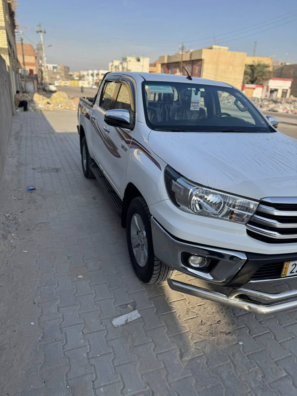 السلام عليكم هايلوكس 2018 بانزين كفاله رقم اربيل ماشيه 117ألف الاستفسار ***********مكاني بصره القبله
