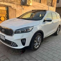#كيا #سورنتو خليجي لون ابيض #موديل #٢٠١٦بنوراما بصمه تشغيل بصمه ٢ باب ...