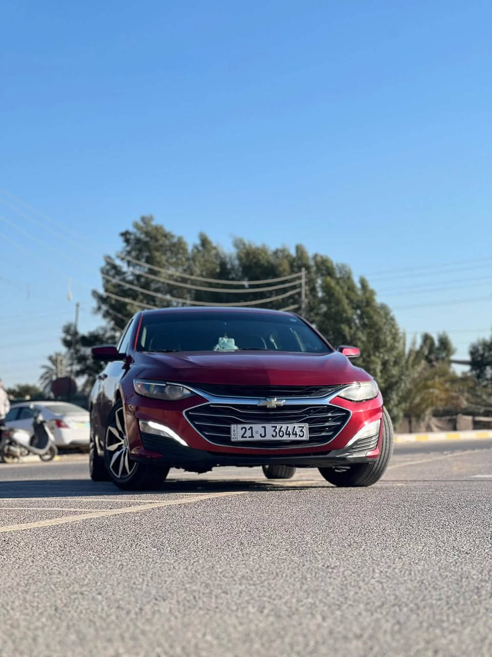 🚗 للبيع | ماليبو RS موديل 2021
✔️ محرك 1500 تيربو
✔️ رقم السليمانية (إنكليزي) باسمي
✔️ السيارة نظيفة جداً وما تحتاج أي مصروف

🔹 حادث أمريكي سابق بثلاث قطع موضحة بالصور:

* جاملغ مبدل
* بنيد مصبوغ
* براغي الجنطة مفتوحة فقط بدون أي تبديل أو تعديل

💰 السعر: خاص

📞 للاستفسار:
***********
