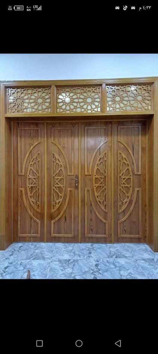 نجاره كافه الاعمال والأبواب وغرف النوم والكناتير  والمديلات حسب طلب بأنسب الاسعار و (بنظام الاقصاد 💵) للاستفسار ***********
*********** مكاني كربلاء حي الصحفيين
