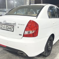 هونداي اكسنت  خليجي 2011 سياره مكفوله من الصبغ  فوول مواصفات كشنات جلد...