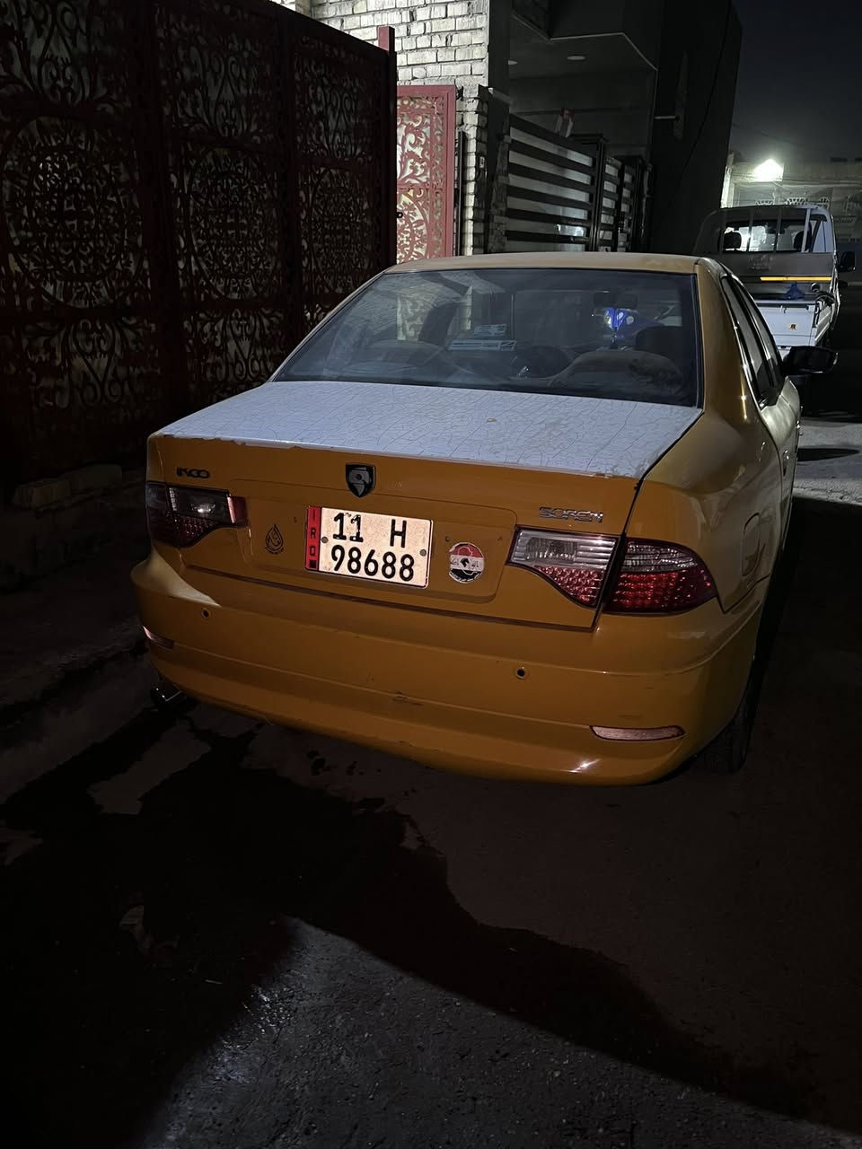 سلام عليكم ✋🏻
سمند سوران تكسي مديل 2018 
محرك فرنسي 🚀
رقم بغداد بسمي تحويل ثاني يوم 
بيه ضربه من كدام + ايرباك طاك 
مكاني بغداد الامين الثانية ***********
سعر 55 و بيه مجال تجي اتشوفه و تدلل
