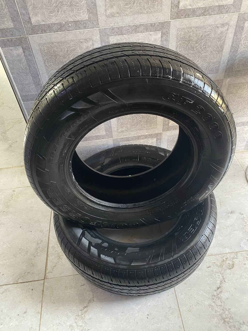 السلام عليكم زوج تايرات نضاف حييل السعر 50الف عنوان العماره ت ***********
