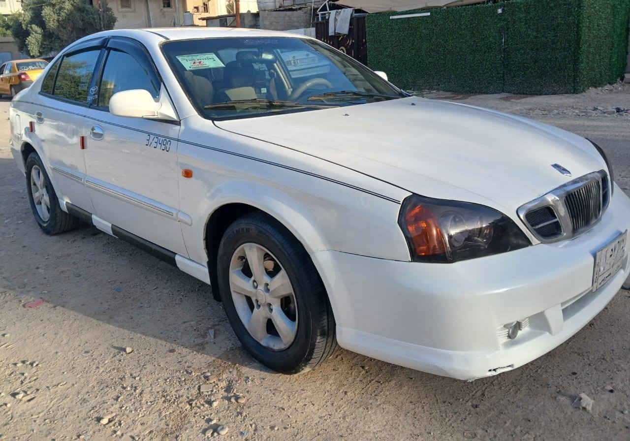 دايو ماكنوس كوري الصنع موديل 2002 مشروع وطني اوتوماتيك كير محرك مكفولات محرك مفتوح المرغوب مو مسكر منظومة تبريد كامله شاشه سنتر لك  غرفته نظيفه جدا تخم تاير ويل كب السعر 44 ورقه مكاني بغداد ***********
