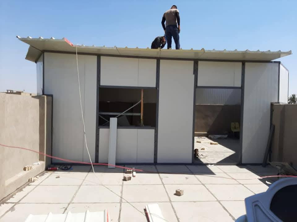 عمل كرفانات سندويج بنل وكافة أعمال الحدادةبغداد للاتصال ***********
