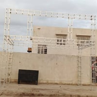 هيكل كامل للبيع  التفاصيل   الحديد الزواية 4 ملم النوع مليوم ونص مغلون...