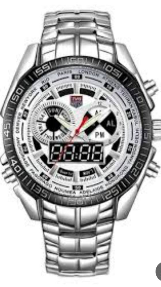 ساعه كوارتز يابانيه مكينه يابانيه تبل تايم اضائه سير فولاذ غير قابل للصدأ  السناتور كلها شغاله مقاومه للماء حتى عمق 10 امتار للبيع الاتصال على الرقم 
***********
