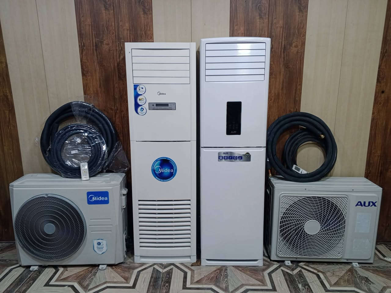 سبالت كنتوري ثنين طن نوع اوكس وميديا على وضع الشركه مكفولات كفاله عامه من اي تصليح حته من الشخط غاز مقفول نوع الغاز 410ماطور بلادي كاملات مع كل ملحقاته سعر الواحد 650المكان غزاليه نهاية شارع المركز انتصال او واتساب ***********
