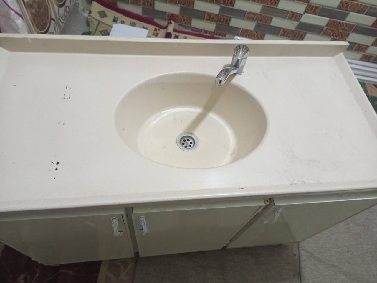 كاونتر قطعتين تركي سنك مرر للبيع ***********
