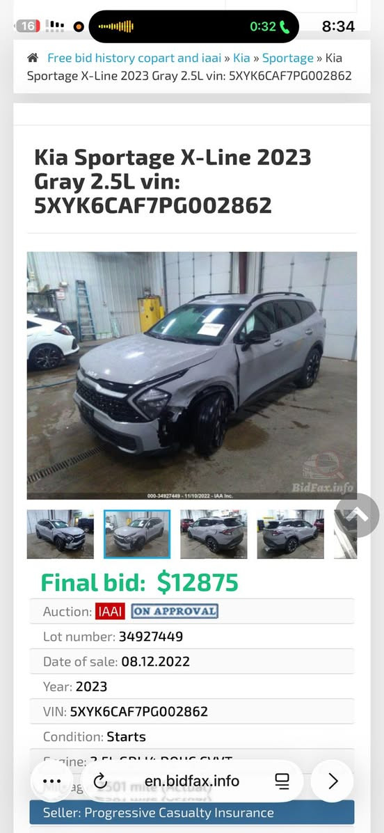 السلام عليكم

 للبيع سبورتج موديل 2023 فئة XLine  حجم لارج وارد امريكي مكينة 2500 حادثه كما موضح بالصور بدون تبديل وبدون صبع ماشيه  39 الف كيلو 

مواصفاته 

بصمة تشغيل

كشن السائق كهرباء وخزن ميموري 

تدفئه كشنات 

صندوق كهرباء

سستم صوت هارمن كاردن

حساسات خلفيه

نزول منحدرات

شاشه دجتل

فور ويل

اطفاء ذاتي

رادار امامي وخلفي وجانبي 

شاحن وايرليس

تبريد قطعتين

وباقي المواصفات معروفة

صور الحادث مرفقه بالمنشور

مكاني بغداد

السعر 21,000 وبيه مجال

للاستفسار : ***********
