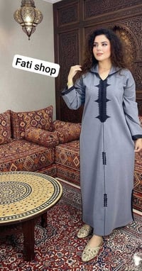 جلابة منخوية • تويد • مقاسات L-XXXL