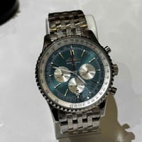 ساعة طيارين • بريتلينغ أصلي • مينا أزرق