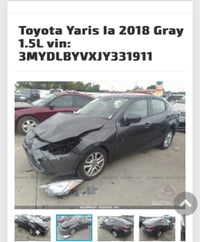 للبيع – تويوتا يارس 2018 وارد أمريكي رقم بغداد  سنوية جديدة ال٢٠٣٠  بأ...