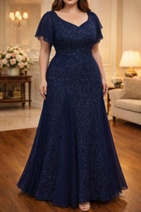 فستان • وزن ٦٦-٨٥ • قماشه لان