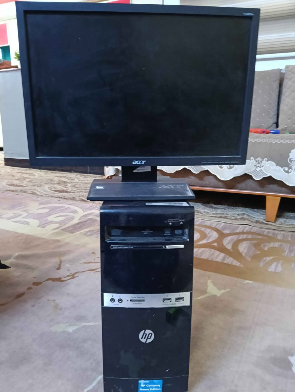 حاسبة مكتبية hp بدون هارد فقط هارد واحد معها وشاشة ايسر شغالات عالفحص بسعر 60 الف مكاني الدورة حي الصحة *********** بغداد, العراق
