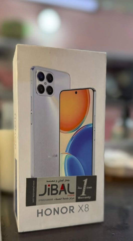 السلام عليكم هونر X8 للبيع
الشاشة: 6.7 بوصة بدقة (FHD+) مع معدل تحديث 
90هرتز 
المعالج: Snapdragon 680

البطارية: 4000 مللي أمبير مع شحن سريع بقوة 22.5 واط�الكاميرا: خلفية رباعية 64+5+2+2 م.ب. / امامية 16
السعر 200بي مجال 
العنوان كراج الشمال
***********
***********
