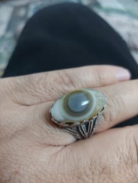 سليماني قديم عين رصاصي وعسلي  ومعطف بابيض  بي عطف صياغه قديمه قيله حجر...