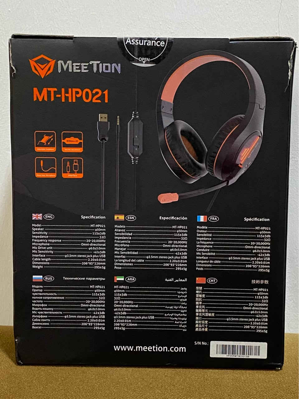 هێدسێتی كوالێتی به‌رز ماركه‌ی MEETION
كه‌پس

سماعة رأس بجودة عالية من ماركة MEE TION غیر مفتوح

WhatsApp / Telegram / Viber
(***********) كويسينجاك, أربيل
