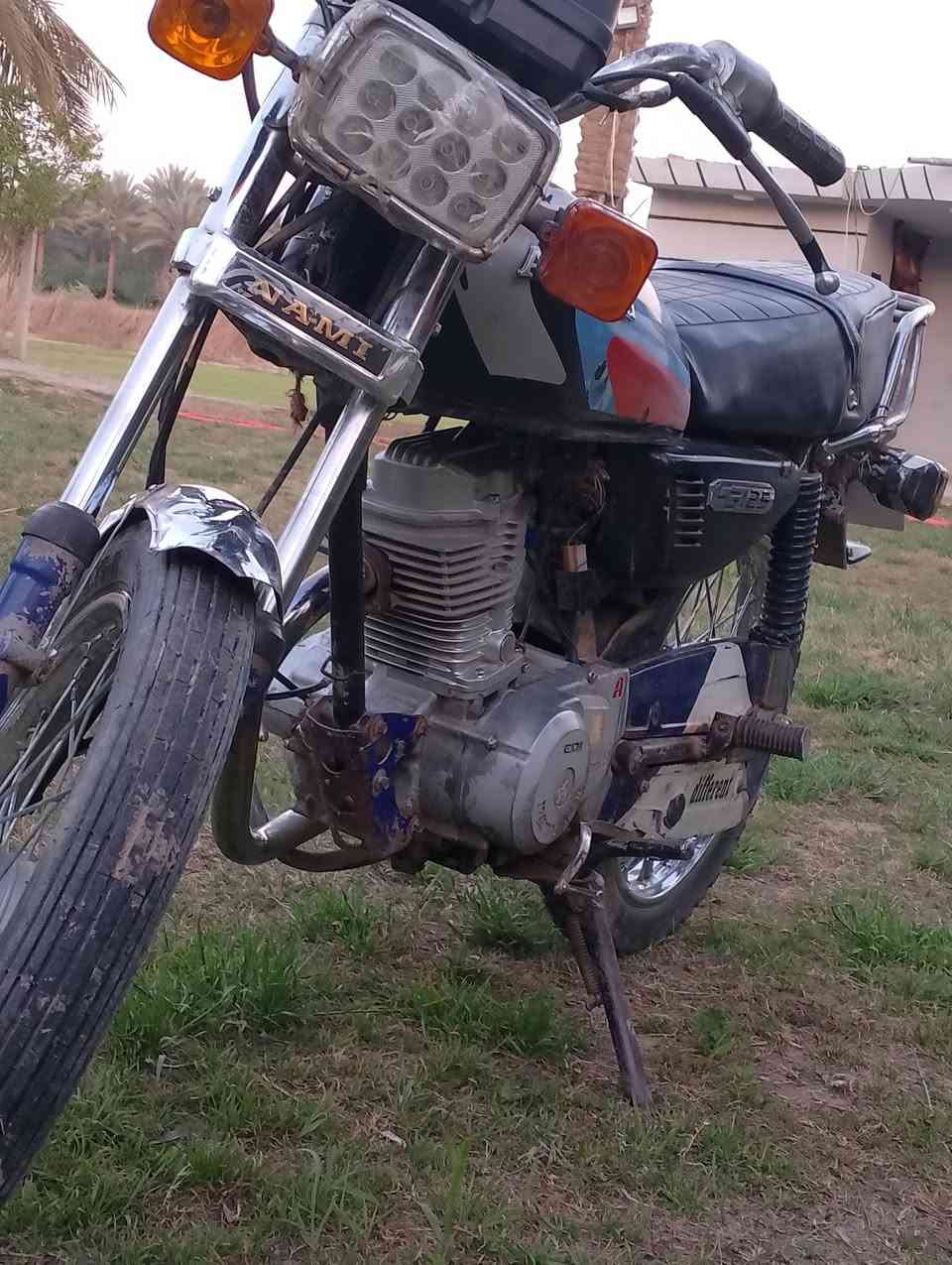 دراجه للبيع في قضاءالعزيزيه أوراق بصرة الكهربائي شغاله تخم تايرات تخم وياله السعر 350بيه مجال ***********
