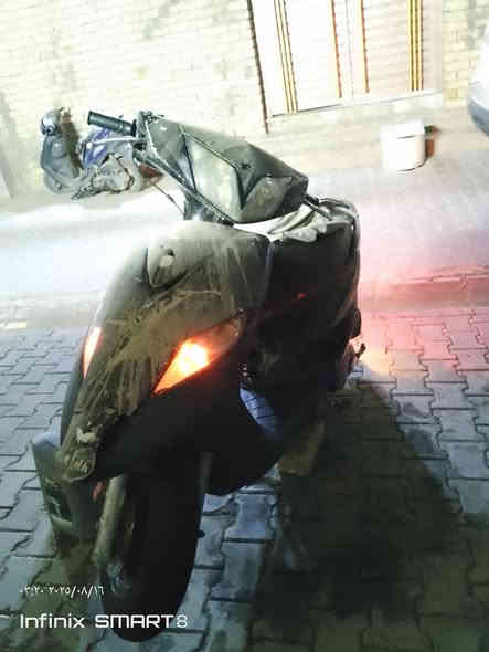 سلام عليكم اخوان دراجه ثعلب دراجه شغاله وحلو مكينه 
نظيفه بس كفر المامي مكسور من جوه دراجه شلعه ومعد 
مكان شعله سعر ٤٥٠ وبيه مجال ***********هذا رقمي
