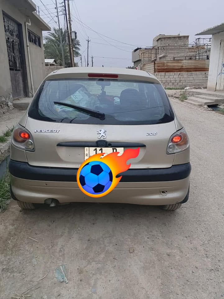 بيجو ٢٠٦ موديل ٢٠٠٩ رقم انكليزي تحتاج فقط باتري ٢٦ ضربة خفيفة بالباب  ورقة للإستفسار هذا رقمي مكاني تأميم ***********
