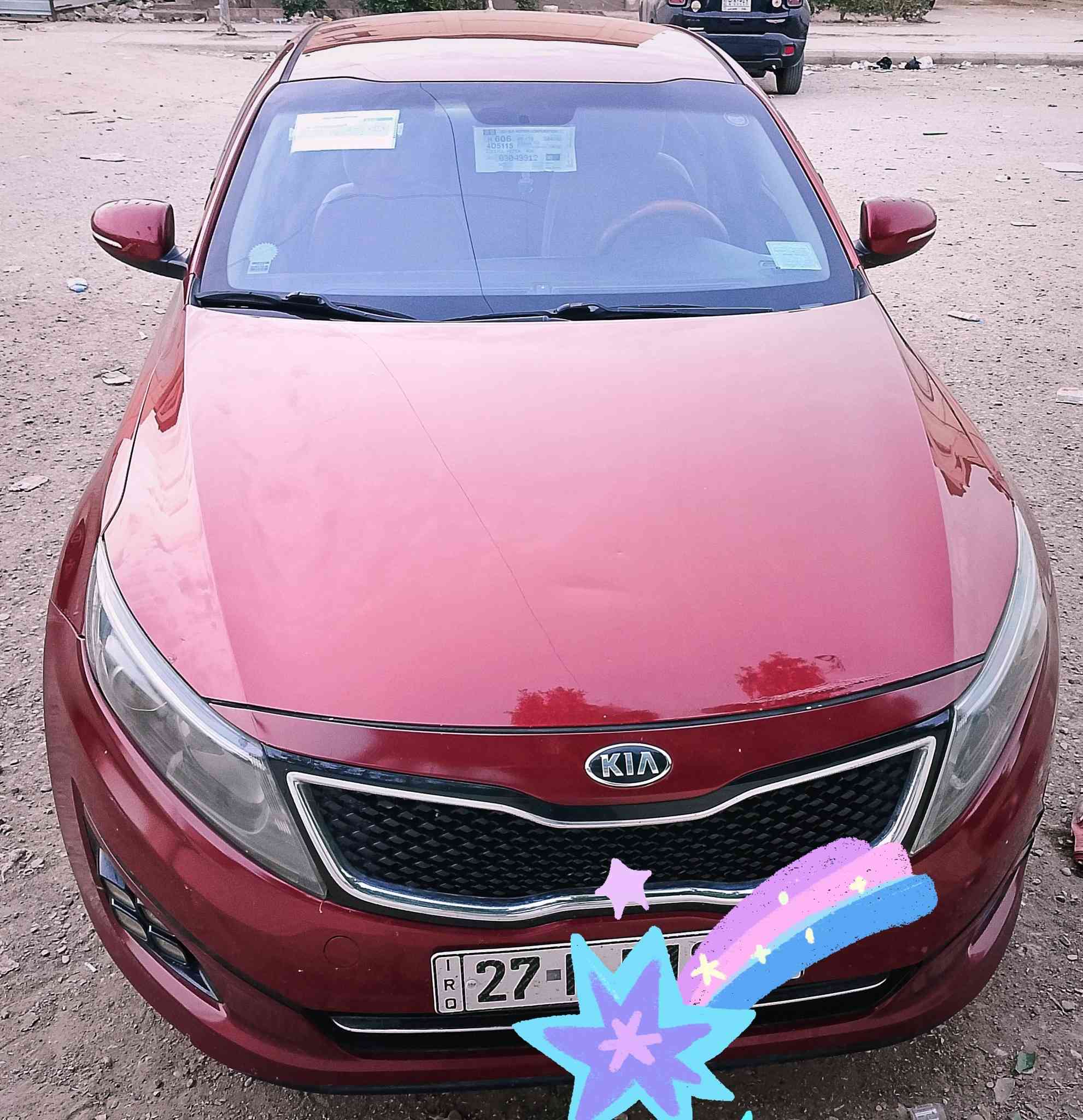 السلام عليكم 
اوبتيما أمريكي
2014
حرة رقم ذي قار انكليزي 
باسمي مداور ثاني يوم
خالية من التبديل 
تخم تاير وتبريد ثلج 
حدادية نظيفة
يوجد صبغ طرف الجاملغ الايسر وطرف الباب الخلفي 
السعر 100 مع المجال 
ناصرية مركز 
‏‪0771 809 6205‬‏
