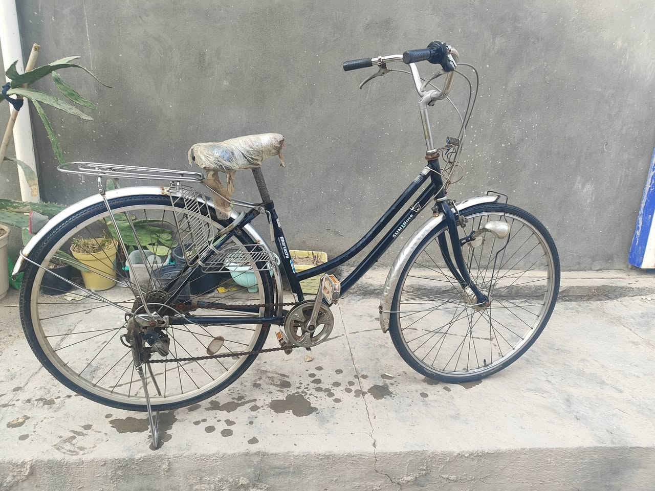 باسكل بطه حجم ٢٧ ياباني اصلي 
كامل بس التاير الوره بيها عوج بسيط يتصلح وكله كامل السعر 90 الف 
العنوان حله شارع ٨٠ طريق كربلاء قرب سنتر ريحانه 
***********
