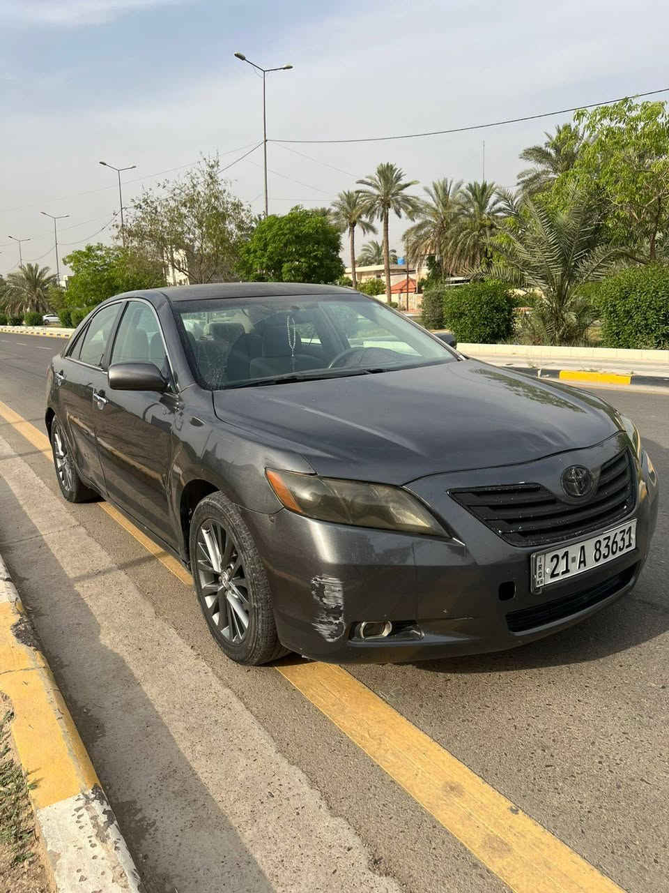 السلام عليكم

كامري للبيع موديل 2007 
وارد امريكي
محرك 4 سلندر 2400
تحكم استيرن
كشن كهرباء
ويل افلون
لايت Led
بيها صبغ اقل الحزام
سيارة حلوة وجاهزة
رقم جديد سنوية جديدة باسمي
رقم سليمانية تحويل مباشر

سعر 75
بغداد العامرية 
***********
