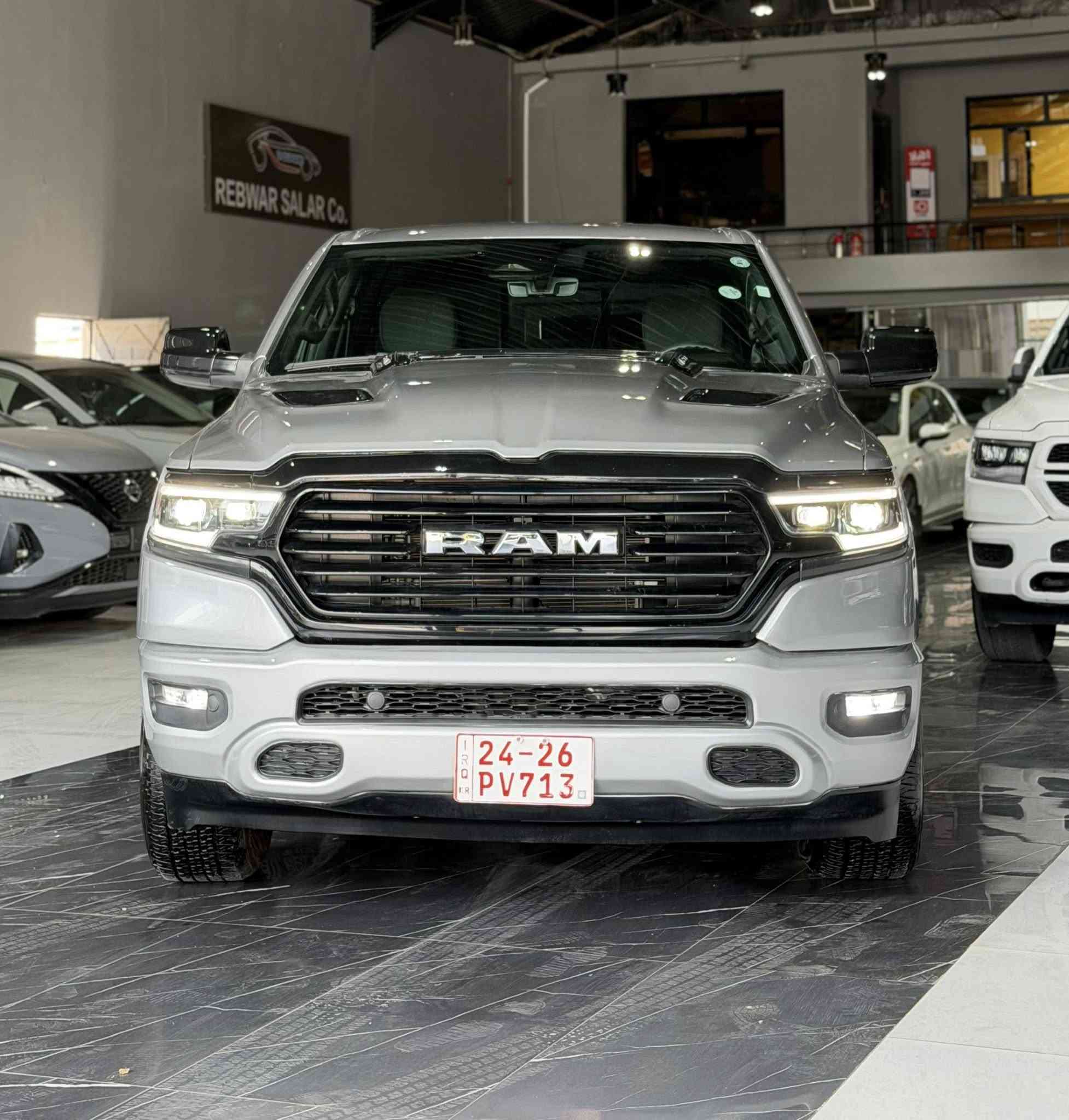 رام. RAM
موديل. 2025

ماشية. 6 الف 
محرك. V6. 3.6
تو ويل. 4*2 
باب طويل بدي قصير المرغوب
محرك گير بشرط
ارباك فاتح
5 قطعة صبغ 
صور الحادث والسونار بالمنشور 
فحص هزه جاهز
تترقم شمالي

السعر. 238 ورقة
1C6RREGG4SN640173

***********
***********
العنوان. اربيل. شركة ريبوار سالار
