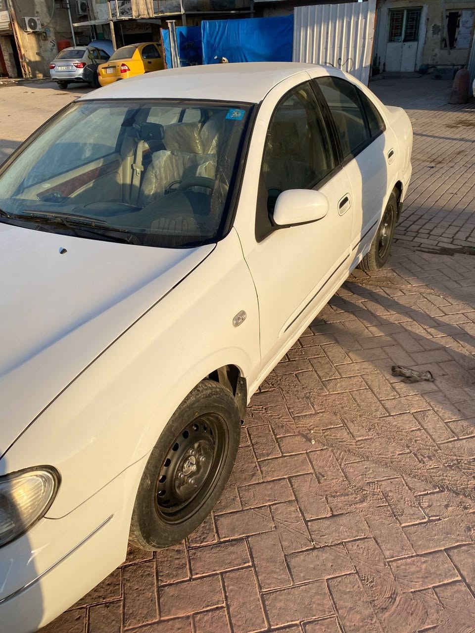 سلام عليكم سياره سني ياباني موديل 2007 سياره مصبوغه حزام بدون دواخل كير ومحرك مكفول تبريد كهربائية كلها شغاله سياره كير عادي سياره بسمي سعر 80 رقمي ***********
