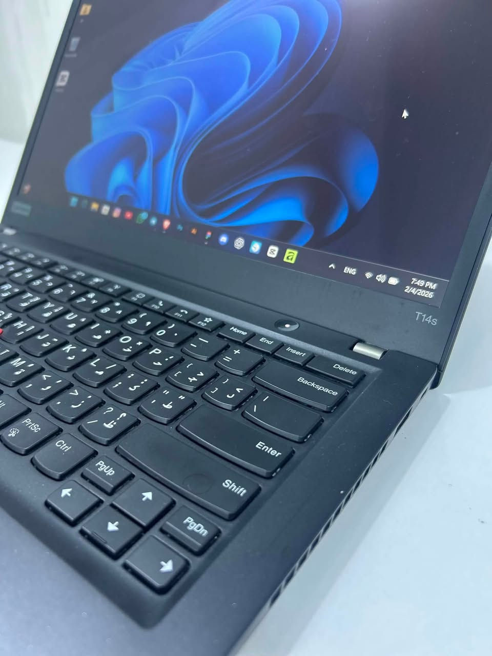 لابتوب  Lenovo ThinkPad T14s  للمراوس مع Mac mini M4، وأدفع الفرق حسب حالة ومواصفات الجهاز.

مواصفات اللابتوب:

* Lenovo ThinkPad T14s
* Ryzen 7 PRO 4750U (8 Cores / 16 Threads)
* RAM 16GB
* SSD NVMe 512GB
* شاشة  لمس 14” IPS Touch FHD
* بصمة Fingerprint

إذا عندك Mac mini M4 وتريد تراوس، راسلني خاص


**إذا كنت صاحب هذا الإعلان وتريد حذفه لأي سبب، رجاءا أرسل رسالة إلى الدعم الفني**