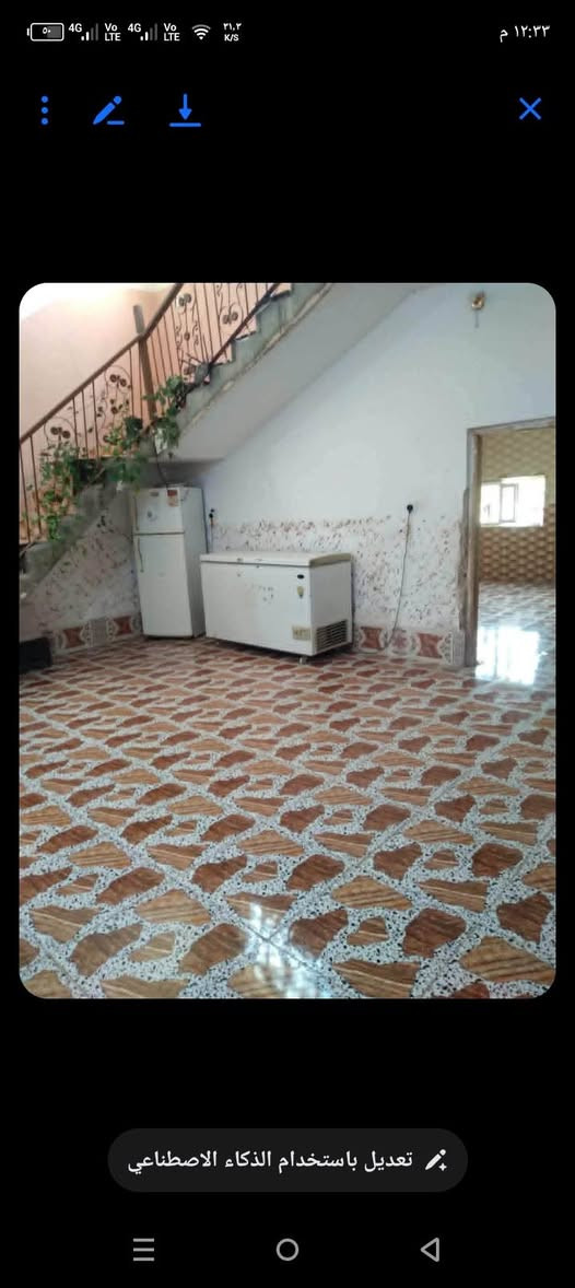 السلام عليكم
بيت للبيع الارض زراعي مساحه دونم 2غرف نوم ربعه 8ب5 هول 6ب4 مطبخ حار وبارد ومخزن داخل ومخزن خارج صحيات داخل وصحيات خارج موزع وصطي 7ب5 صطح شتايكر خطين مي خط مولد بير ماء شغال بيت مرتب سقوف جدار سيراميك كل البيت  عرب حسين الجريش .السعر ٨٥.


**إذا كنت صاحب هذا الإعلان وتريد حذفه لأي سبب، رجاءا أرسل رسالة إلى الدعم الفني**